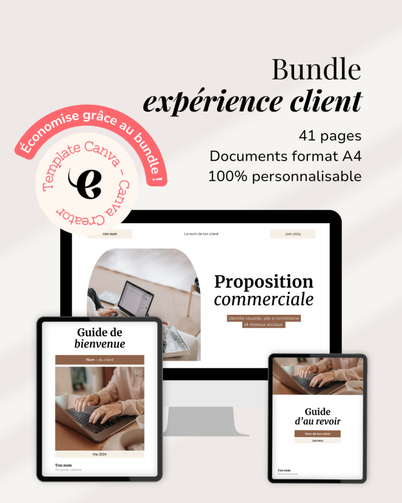 bundle expérience client template