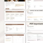 espace client template notion
